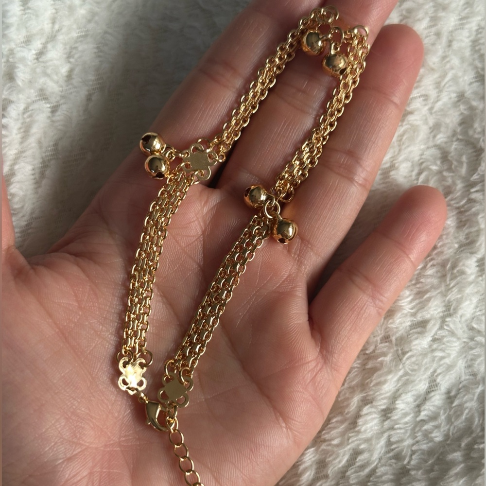 Ankle Bracelet with bells 🍋‍🟩